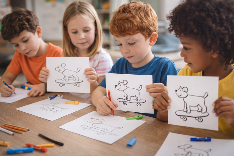 Tichá pošta s kreslením